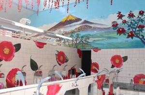 東京・墨田区の銭湯・大黒湯に施された蜷川実花さんデザインの内装