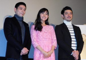 （左から）吉沢悠、小西真奈美、榊英雄監督